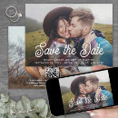 Search for retro wedding save the dates Qr code