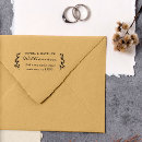 Search for couple address rubber stamps Rustic