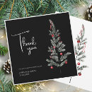 Search for green tree thank you cards Winter