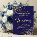 Search for simple navy blue wedding invitations Chic