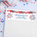 Search for 4th of july return address labels Fireworks