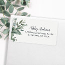 Search for green leaf return address labels Greenery