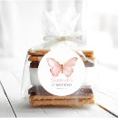 Search for first birthday thanks stickers Baby girl