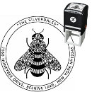 Search for nature rubber stamps Bee