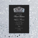 Search for black princess invitations Crown