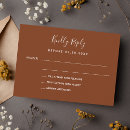 Search for rust rsvp cards Burnt orange