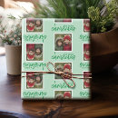 Search for green and white wrapping paper Festive
