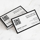 Search for black border business cards Consultant