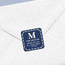 Search for square address stickers Initial