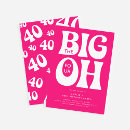 Search for big 40th birthday invitations Party