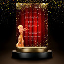 Search for movie party invitations Red