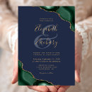 Search for navy and green wedding invitations Elegant
