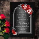 Search for red and grey wedding invitations Gothic