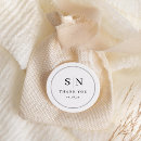 Search for initial wedding stickers Simple