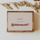 Search for retro bridesmaid cards Modern