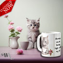 Search for cat and flower mugs Pet lover