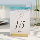Search for tropical numbers table cards Elegant