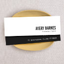 Search for simple plain white business cards Photographer