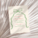 Search for pink ribbon wedding invitations Bow