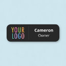 Search for clothing name tags Business logo
