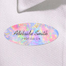 Search for holographic name tags Elegant