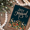 Search for just married cards Floral
