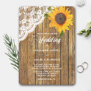 Search for country western lace wedding invitations Floral