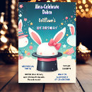 Search for magic show birthday invitations Rabbit