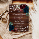 Search for marsala rehearsal dinner invitations Watercolor flowers