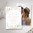Search for fall blossom invitations Watercolor flower botanical greenery