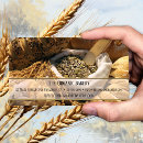 Search for food grains business cards Organic