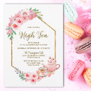 Search for high tea baby shower invitations Rustic