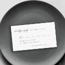 Search for simple rsvp cards Calligraphy script