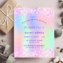 Search for mint green quinceanera invitations Glitter