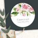 Search for watercolor peonies stickers Botanical