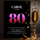 Search for formal 80th birthday invitations Stylish