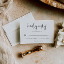 Search for minimalist wedding rsvp cards Simple