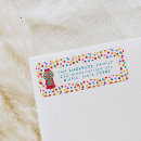 Search for bubbles return address labels Colourful