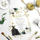 Search for black butterfly invitations Floral