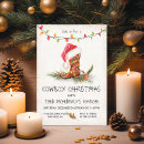 Search for cowboy christmas invitations Rustic