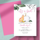 Search for woodland shower invitations Pink