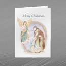 Search for angel watercolor christmas cards Nativity