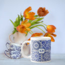 Search for country cottage mugs Blue and white
