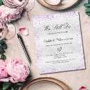 Search for purple vow renewal invitations Glitter