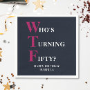 Search for funny 50th birthday napkins Adult birthday party