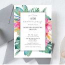 Search for beach anniversary party invitations Tropical