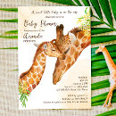 Search for giraffe baby shower invitations Safari