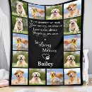 Search for memorial photo blankets Keepsake