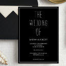Search for black border invitations Traditional classic classy