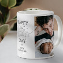 Search for happy 1st fathers day mugs New father